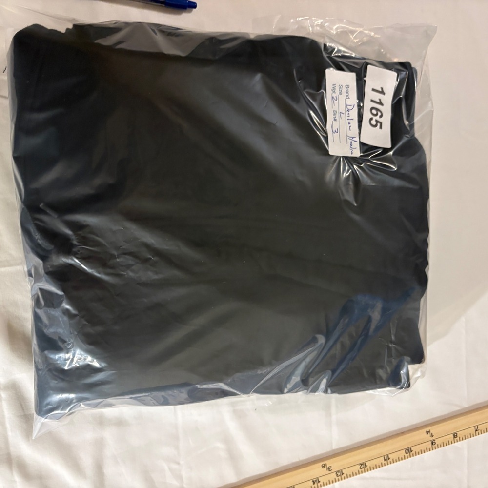 H&M Divided Mens Pullover Hoodie Black Fleece Kangaroo Pocket Size L - Picture 7 of 7